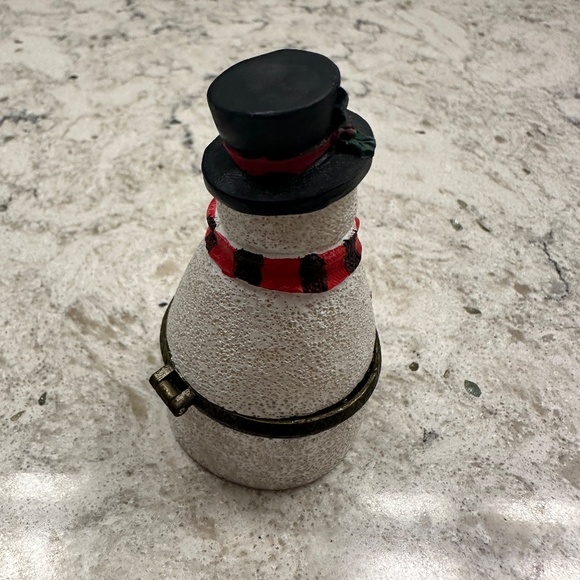 Snowman Christmas‎ Trinket Box - Picture 2 of 7